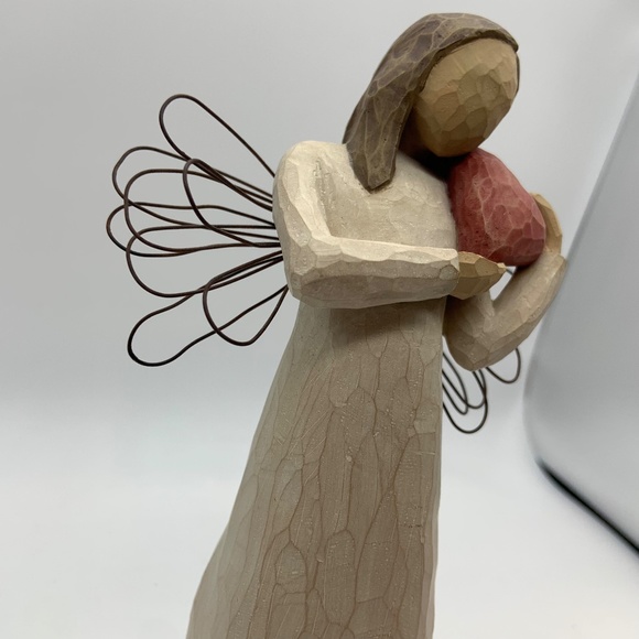 Vintage Willow Tree Angel of Heart Figurine Damdaco 2000 Susan Lordi - Picture 7 of 11